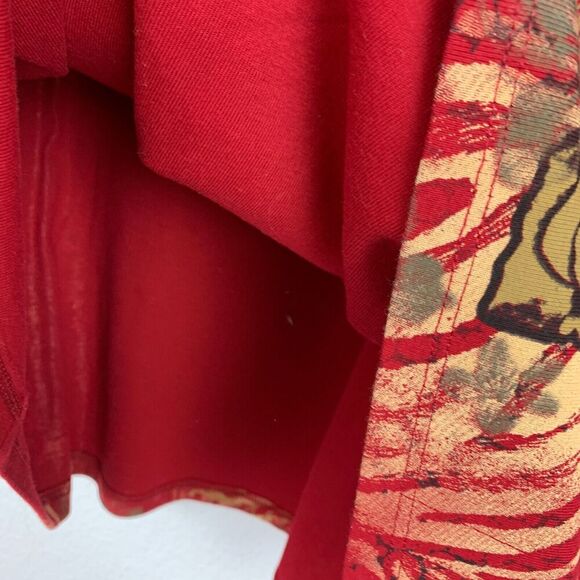 Jess & Jane Savanna Rose Studded All Over Print Graphic 3/4 Sleeve Shirt Tee XL - Picture 5 of 6